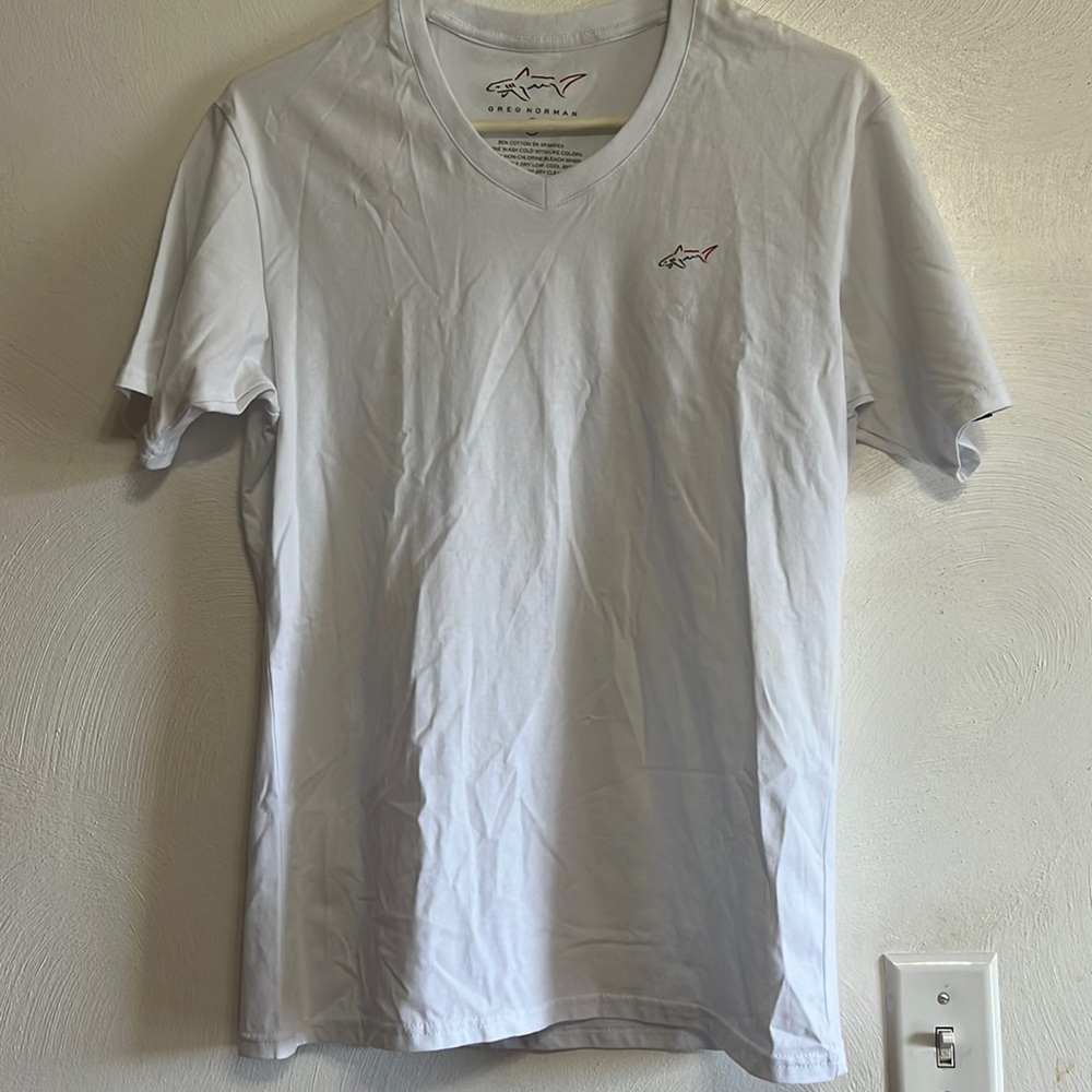 Boys White Small Greg Norman T-Shirt